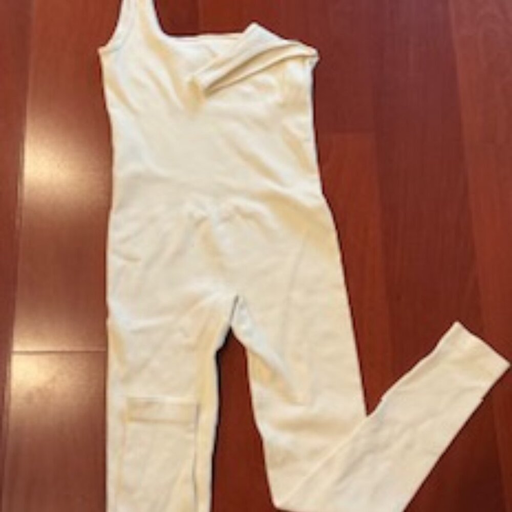 Yoga Jumpsuits Ribbed One Piece Tank Tops Rompers Sleeveless Exercise Jumpsuits